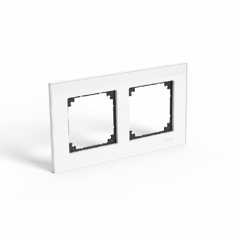 Schneider Electric Merten M-Elegance dvojrámeček Brilliant white krémová MTN404219