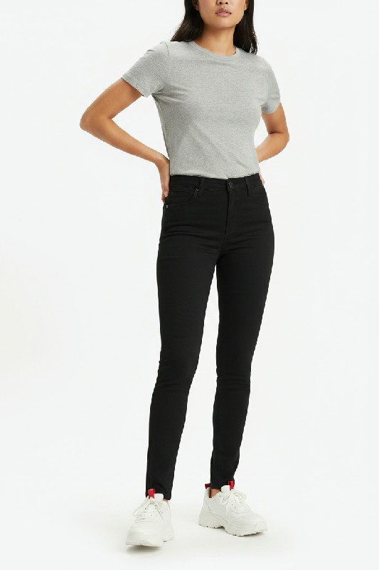 721® HIGH RISE SKINNY - Skinny džíny - černá, vel. W27 L 30
