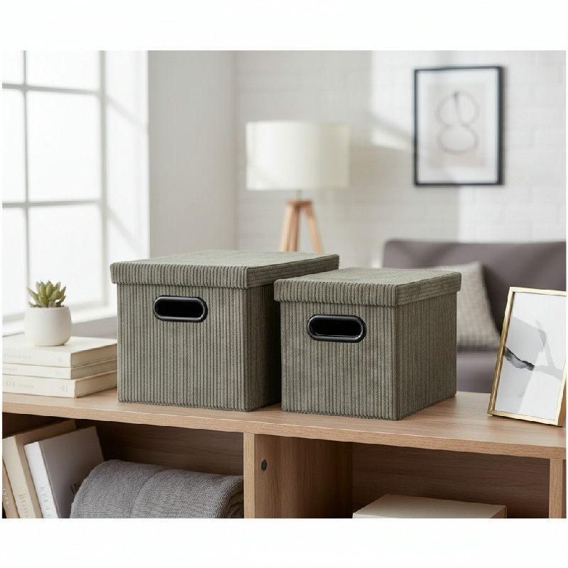 Dekorativní boxy Augusta Boxes, sada 2ks