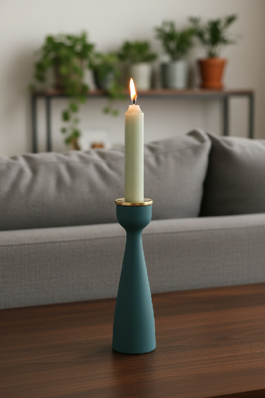 Present Time Nimble Slim Alu Blue – svícen