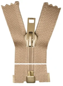 Spirálový zip, dělitelný - 70cm - béžový - Koh-i-noor - BALENÍ 10 ks
