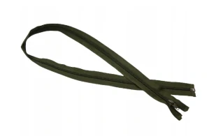 Spirálový zip, nedělitelný - 25cm - khaki - WICO - BALENÍ 10 ks