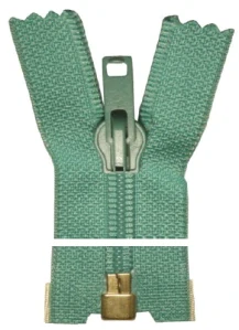 Spirálový zip, dělitelný - 75cm - světle zelený - WICO - BALENÍ 10 ks