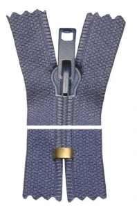 Spirálový zip, nedělitelný - 22cm - tmavě modrý - Koh-i-noor - BALENÍ 10 ks