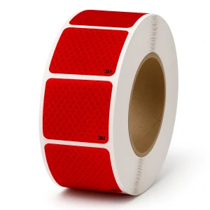 3M 997-72S Diamond Grade™ Reflexní pružné čtverce 50 x 50 mm, červené - 100cm