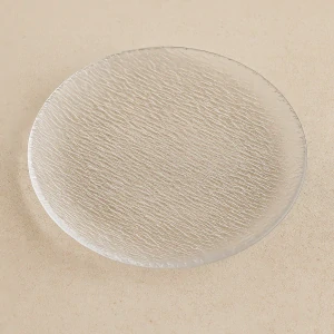 Snídaňový talíř Fuyu 20 cm transparentní - Hübsch