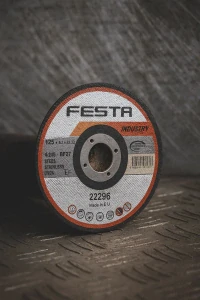 Kotouč brusný kov 125x6.5x22.2 FESTA INDUSTRY