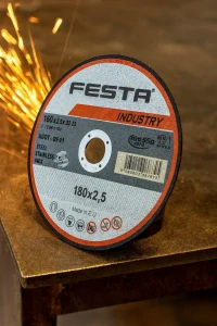 Řezný kotouč na kov, nerez, 180x2.5x22.2 mm, Festa Industry, F22278