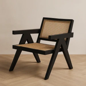 Eichholtz: Designové křeslo Eichholtz Adagio Černé