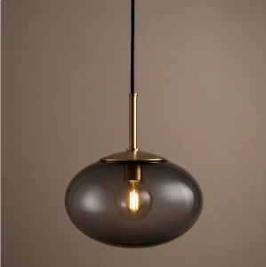Světlo Tradition Opal Lamp, Black, Small