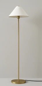 Mixed Stojací lampa 11512, zlatá, kov, 46 × 46 × 150 cm
