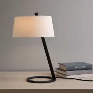 Opviq Lights Salihini, bílo-černá stolní lampa, výška 55 cm