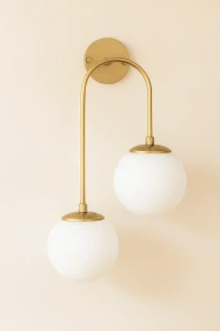 Nástěnná lampa JEWEL zlatá