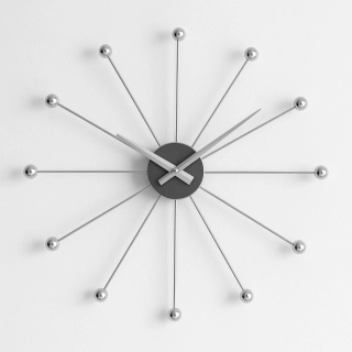 KARE Design – Nástěnné hodiny Like Umbrella Black