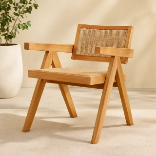 Eichholtz: Kristo Natural – teaková židle na terasu