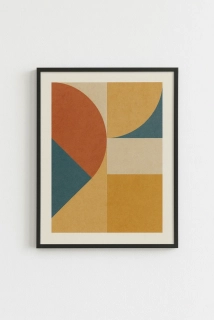 Rám Trendy s akrylátovým sklem, černý, 60 × 80 cm
