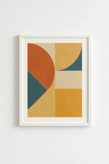 Rám Jersey Box Akrylové sklo Bílá 60 × 80 cm