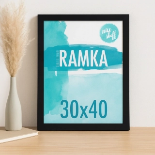 Kooistra Rámeček na fotografie 30×40 cm, černý, MDF